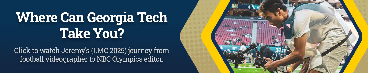 A banner linking to an article about where GA Tech can take you.